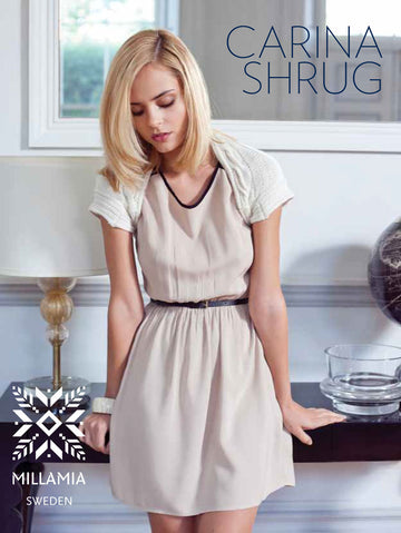 "Carina Shrug" - Rug Knitting Pattern For Women in MillaMia Naturally Soft Merino