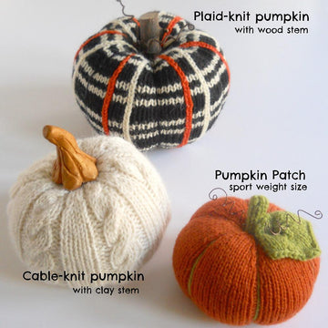Cable Stitch Pumpkin