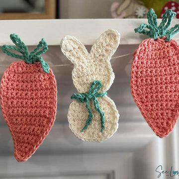 Easter Garland: Carrots & Bunnies