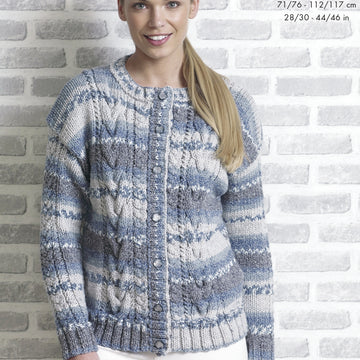 Sweater & Cardigan in King Cole Drifter Chunky - 4851 - Downloadable PDF