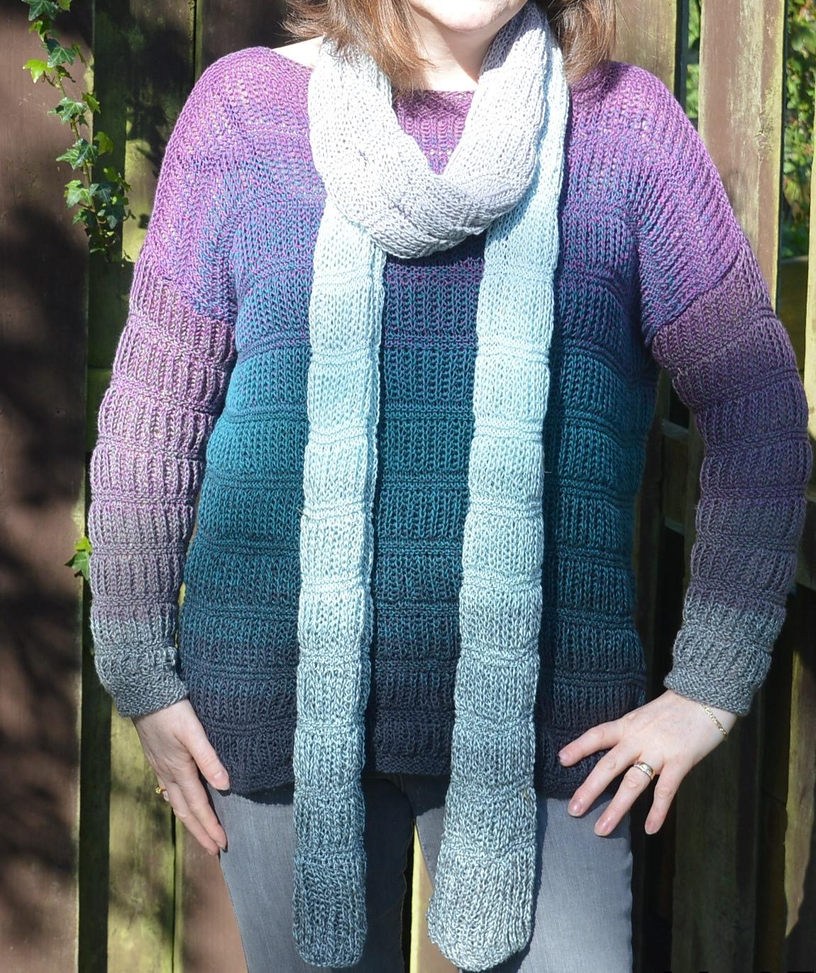Up Down Whirl Around Sweater Scarf and Cowl