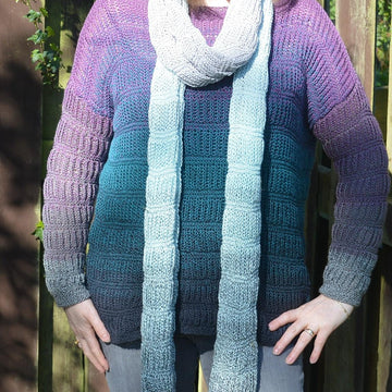 Up Down Whirl Around Sweater Scarf and Cowl