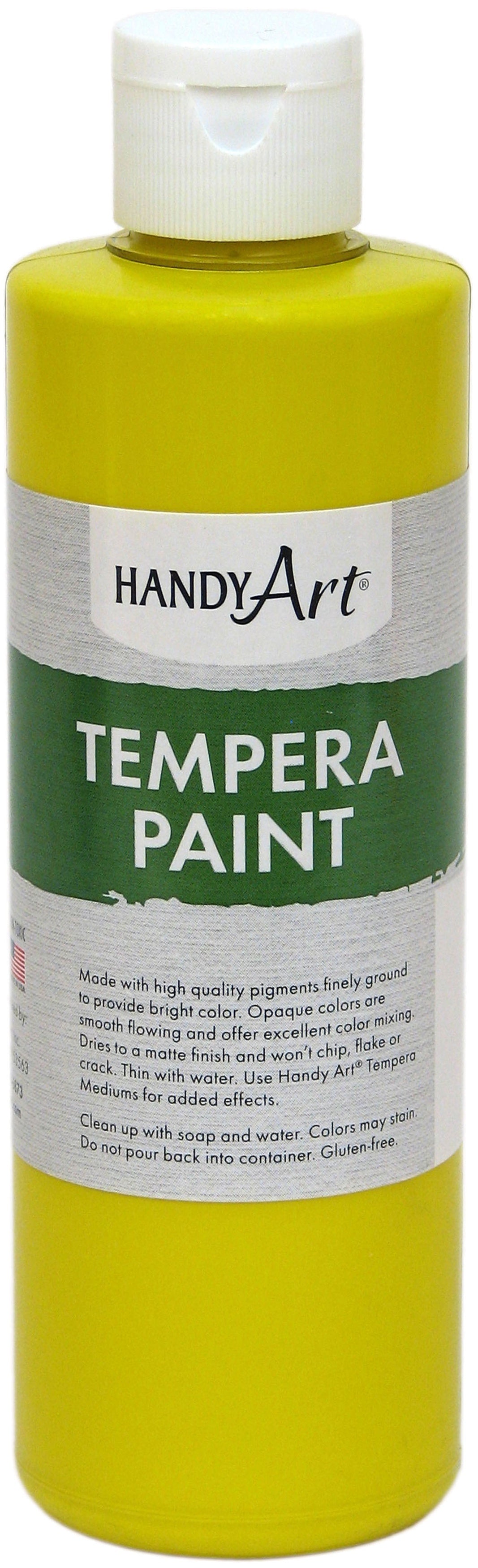 Handy Art Tempera Paint 8oz - Yellow