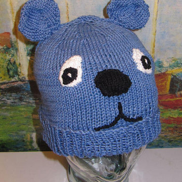 Blue Bear Beanie Animal Hat