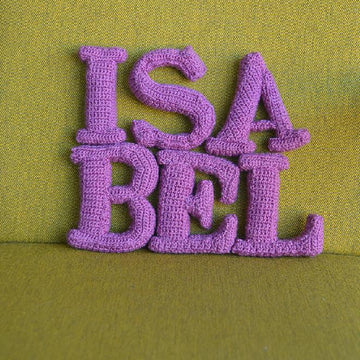 Letter A Crochet Pattern, 3D Letter Amigurumi