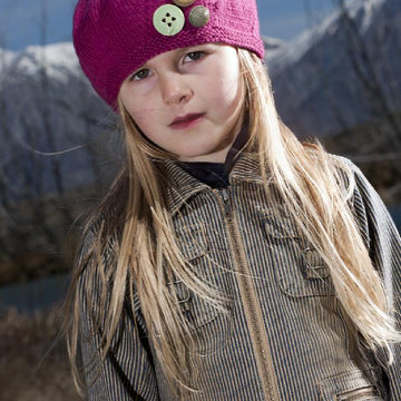 Vintage Button Beret