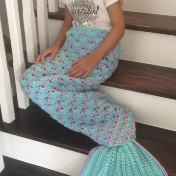 Mermaid Dreams Tail Blanket