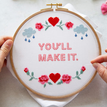 Wool and the Gang You'll Make It Cross Stitch Kit