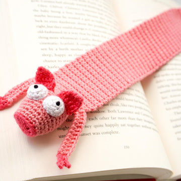 Pig Bookmark Crochet Pattern