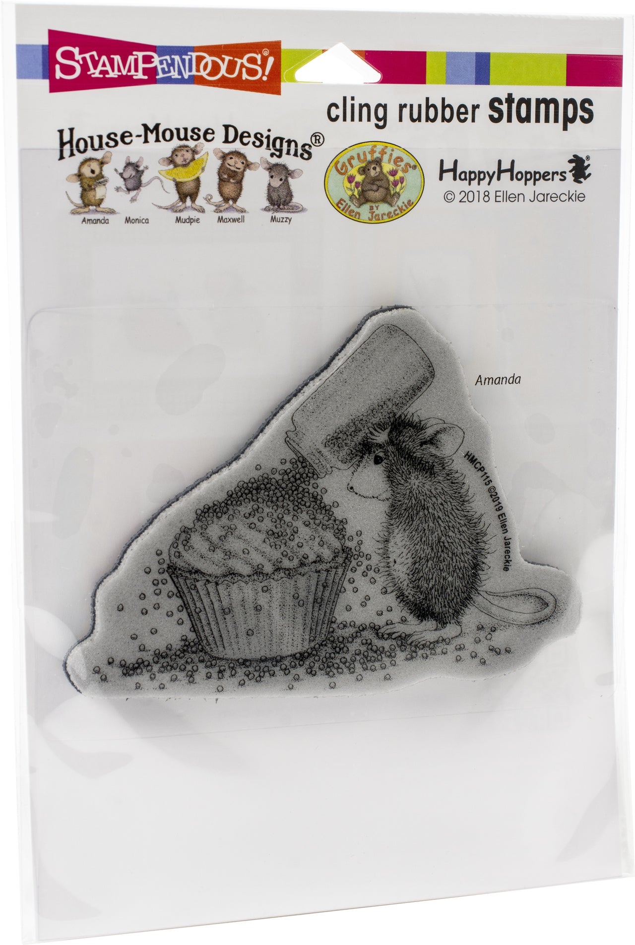 Stampendous House Mouse Cling Stamp - Cupcake Sprinkles