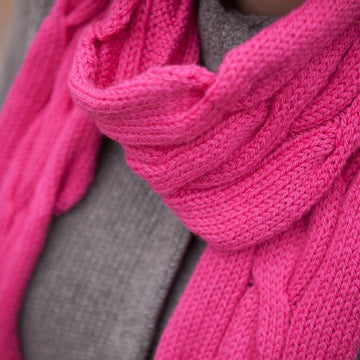 Rolling Cables Scarf - Lite