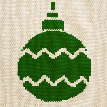 Christmas Tree Ball Motif Intarsia Chart