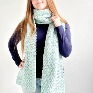 'Glacier Blue' Scarf