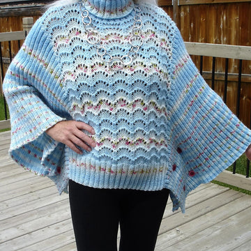 Blue Skies Poncho
