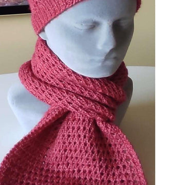 Set: Hat and Double-Sided Scarf.