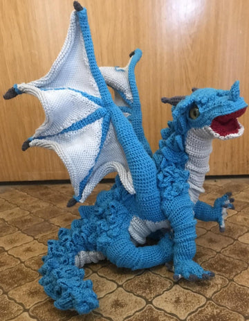 Amigurumi dragon Drachilein