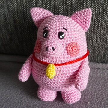 Crochet pattern lucky pig Felicità