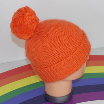 Toddler & Child Simple Aran Bobble Beanie Hat