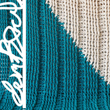 Triangle Color Blocked Throw Blanket (2015002)