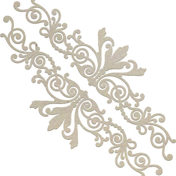 Artdeco Creations Couture Creations Gentlemans Emporium Chipboard 2/Pkg - Borders