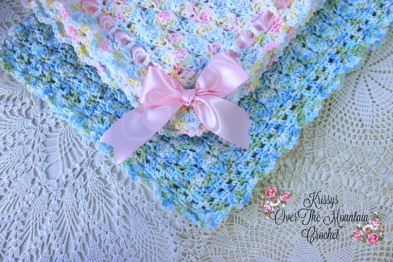 One Ball Shells Baby Blanket