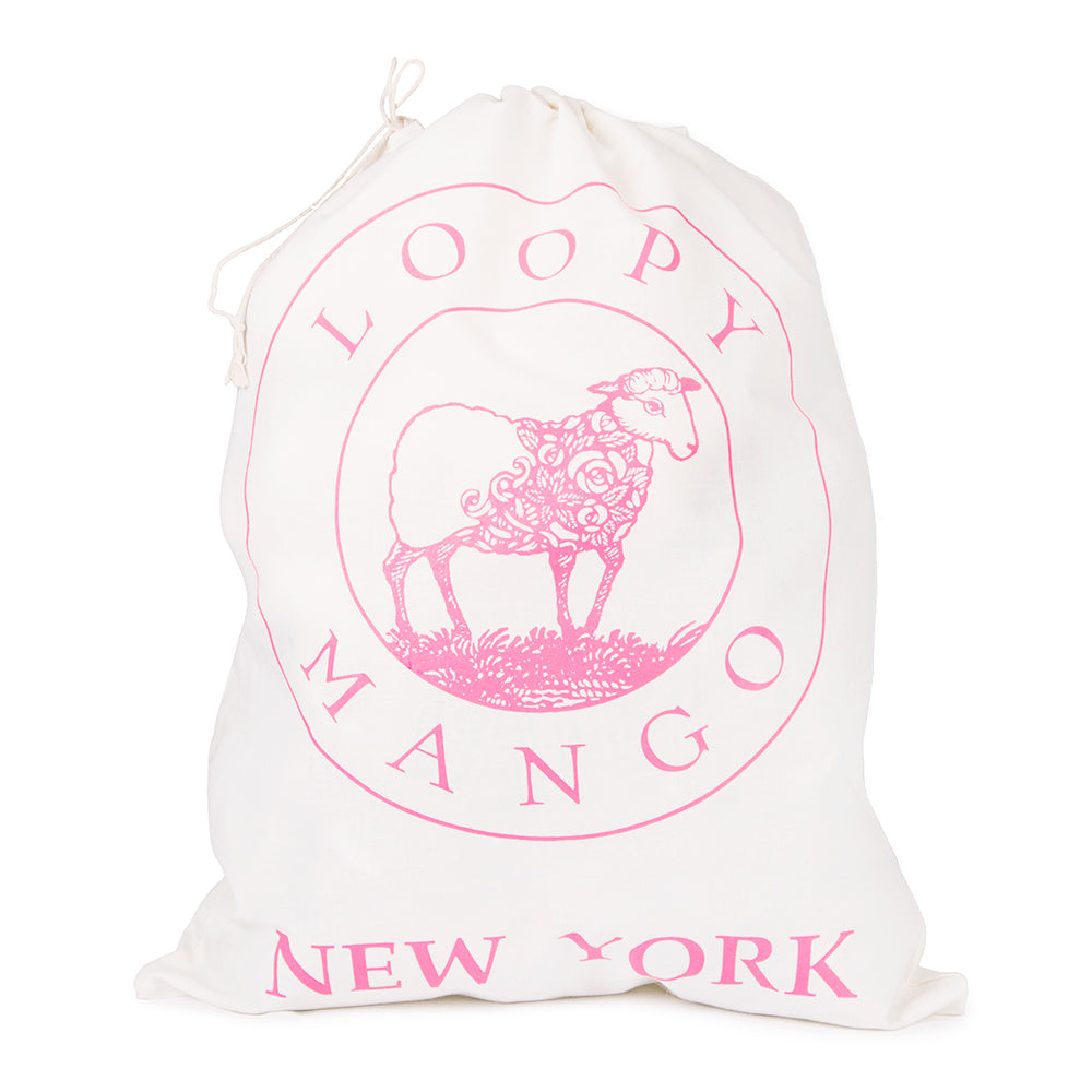 Loopy Mango Large Drawstring Bag