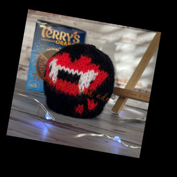 Vampiress Chocolate Orange Cover Knitting Pattern