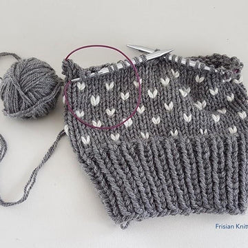 Hat with snowflakes