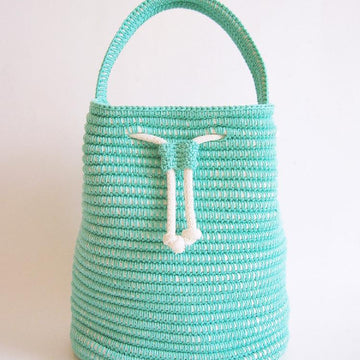 Drawstring bag.