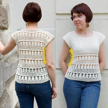 "Summer Breeze" Women's Lace Top, Sizes XS-3XL / "Sommerbrise" Damentop