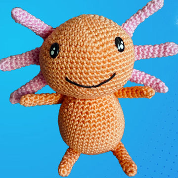 Häkelanleitung Axolotl