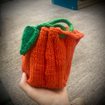 Flat Bottom Pumpkin bag