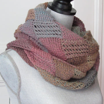 Entrelac Boho Scarf