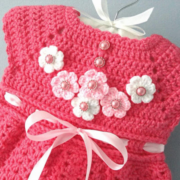 Crochet PATTERN Baby Dress Crochet Newborn Outfit