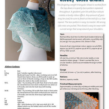 Cloudy Skies Shawl