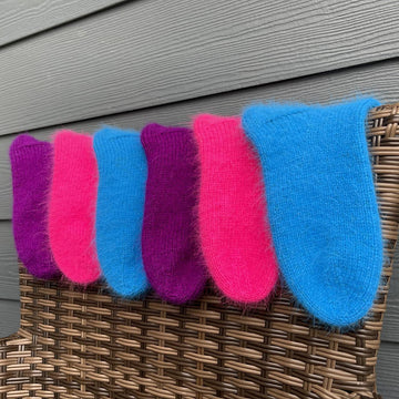 Rainy Day Angora Socks