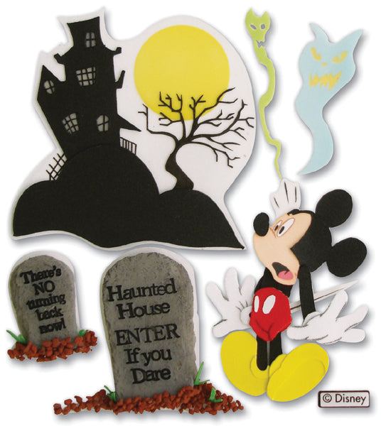 Jolees Disney Dimensional Stickers - Vacation Haunted House Mickey