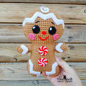 Doll Gingerbread Boy amigurumi