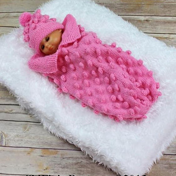 Knitting Pattern Doll or Preemie Bobble Cocoon #258