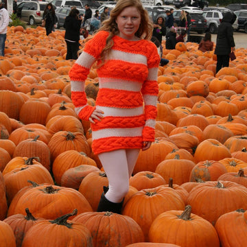 Pumpkin Spiced Autumn - Cable Pullover