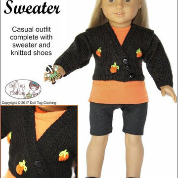 Ballet Sweater for 18 inch Dolls