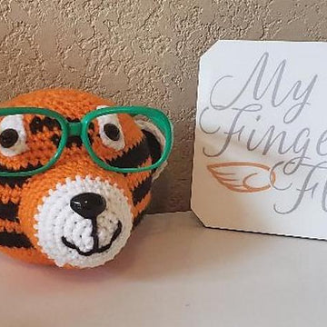 Tiger Eyeglass Holder