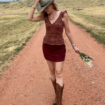 Wyoming Romance Lace Top
