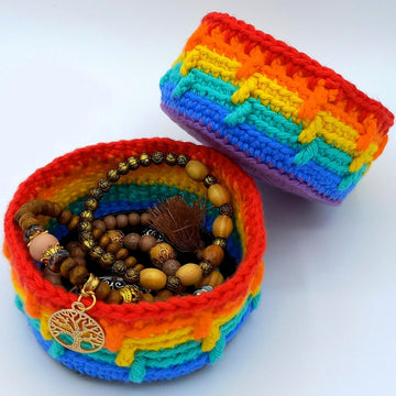 Crochet Basket | Mini Happy Basket