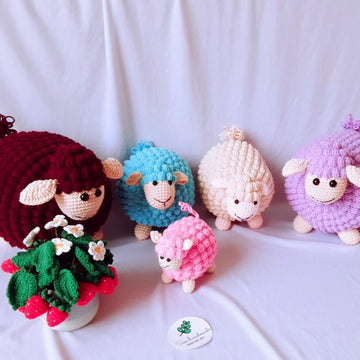 Grandparents sheep- crochet pattern - PDF file - English