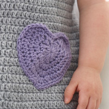 I Heart My Dress and Beret in Patons Beehive Baby Sport - Downloadable PDF