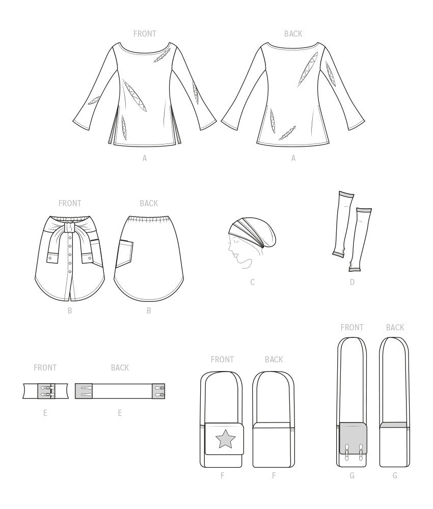 McCall's Misses' Accessories M8298 - Paper Pattern, Size Y (XS-S-M)