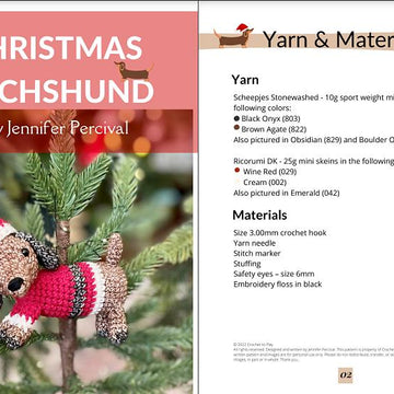 Christmas Dachshund