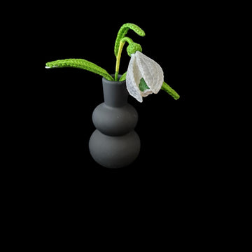 Crochet Snow Drop flowers