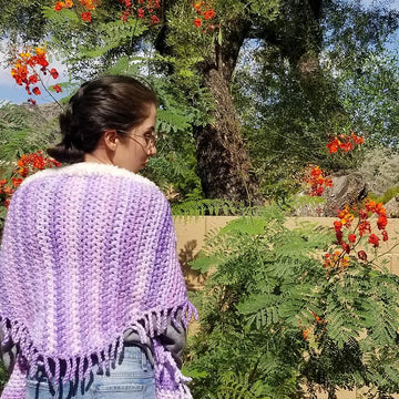The Winterberry Pocket Shawl